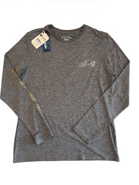 Salt Life Women’s Grey Long-Sleeve Performance Tee Sz XL